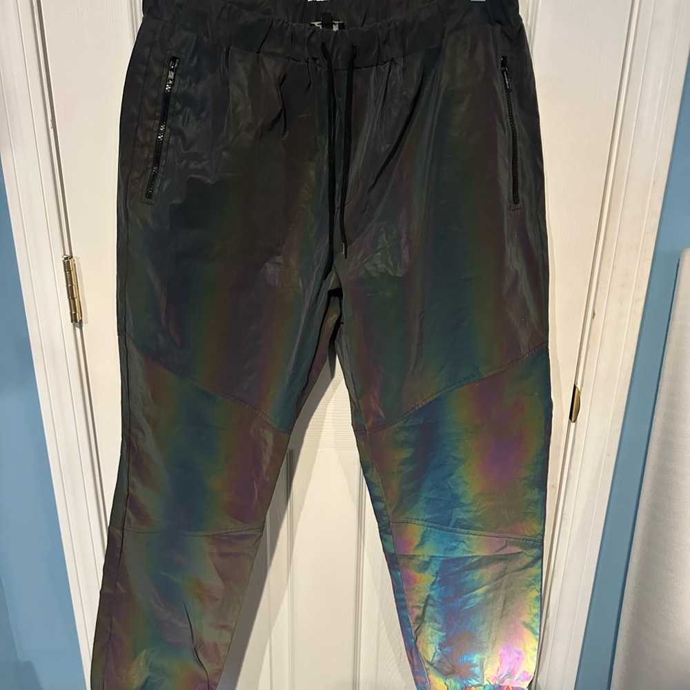 True Religion Multicolor Iridescent Joggers